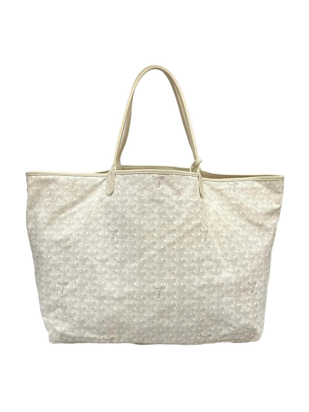 Goyard Saint Louis Gm White Coated #373892G13B